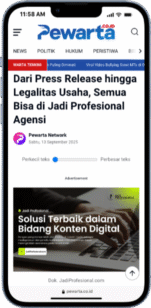 Jadi Profesional Agency telah diliput oleh Pewarta Network.