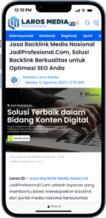Jadi Profesional Agency telah diliput oleh Laros Media.
